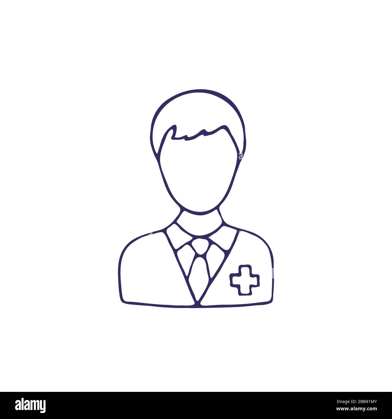 Doctor Drawing Cut Out Stock Images U0026 Pictures Alamy
