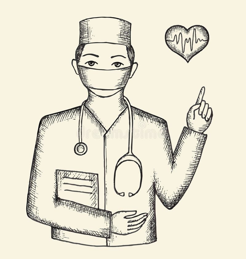Doctor Stock Vector Illustration Of People Cardiology 47344625