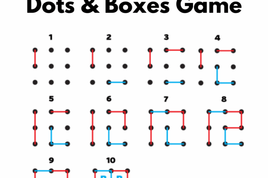 Dots And Boxes Game How To Play Teach Beside Me