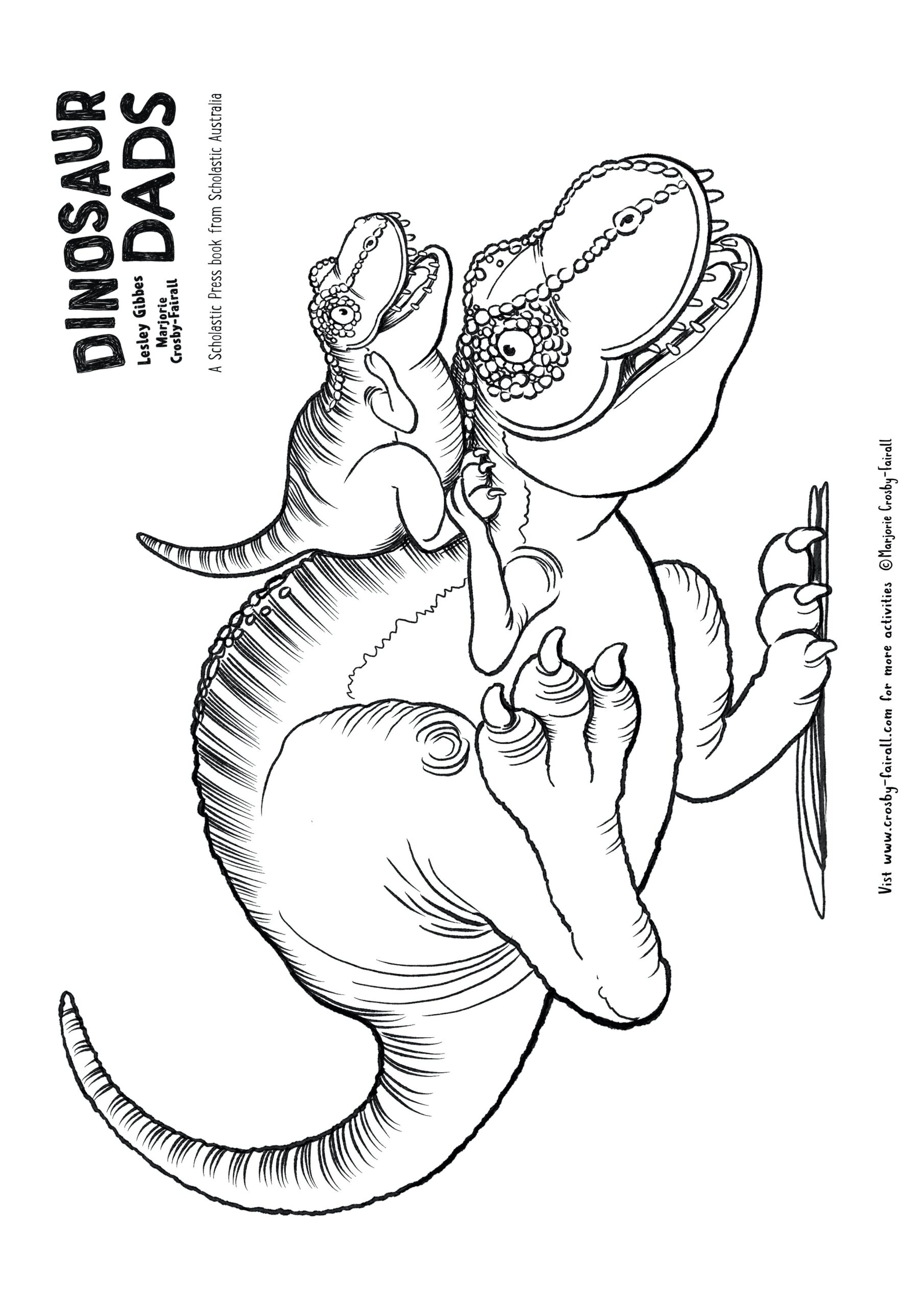 free t rex coloring sheets