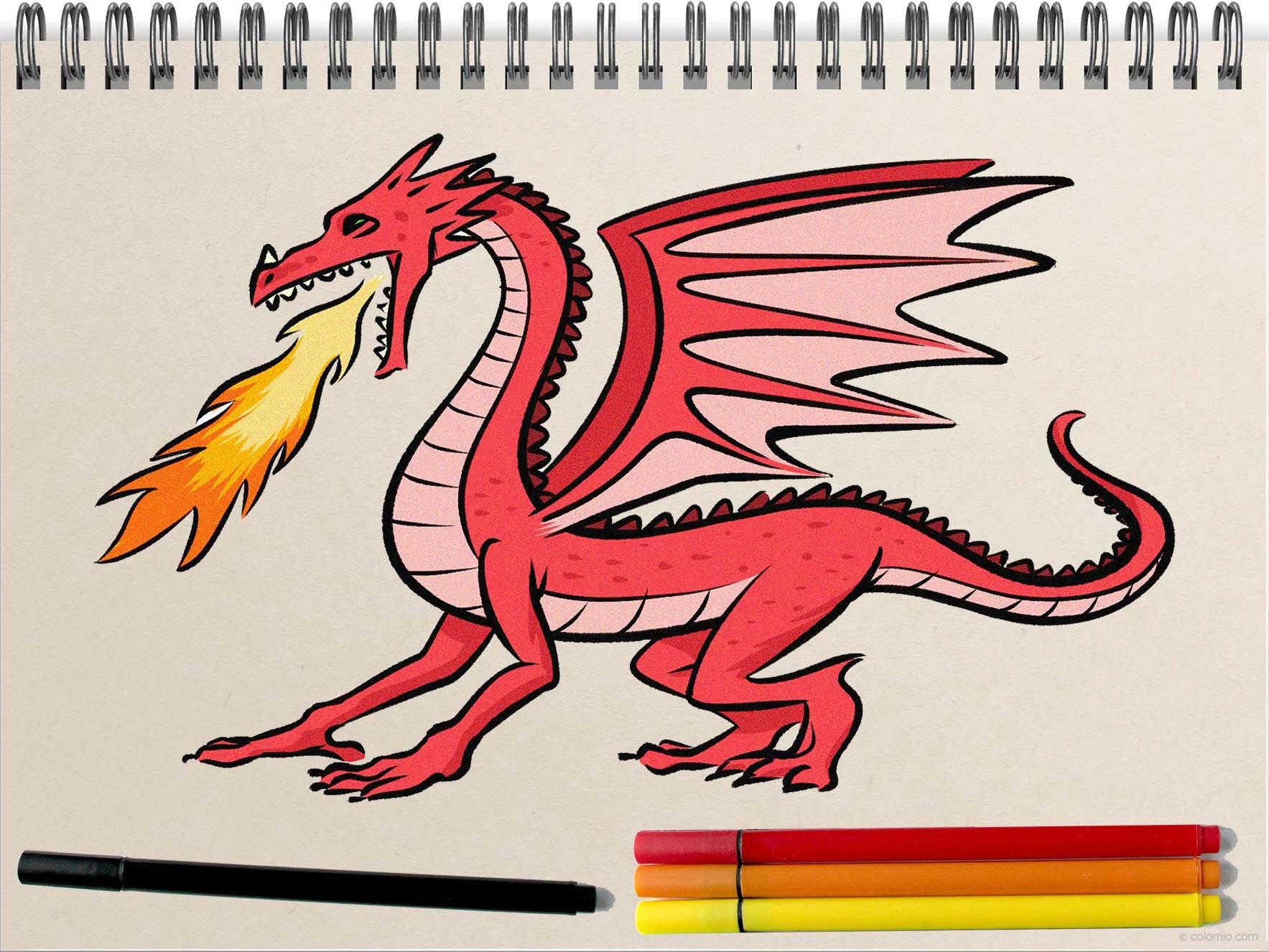 Dragon Drawing Ideas How To Draw A Dragon