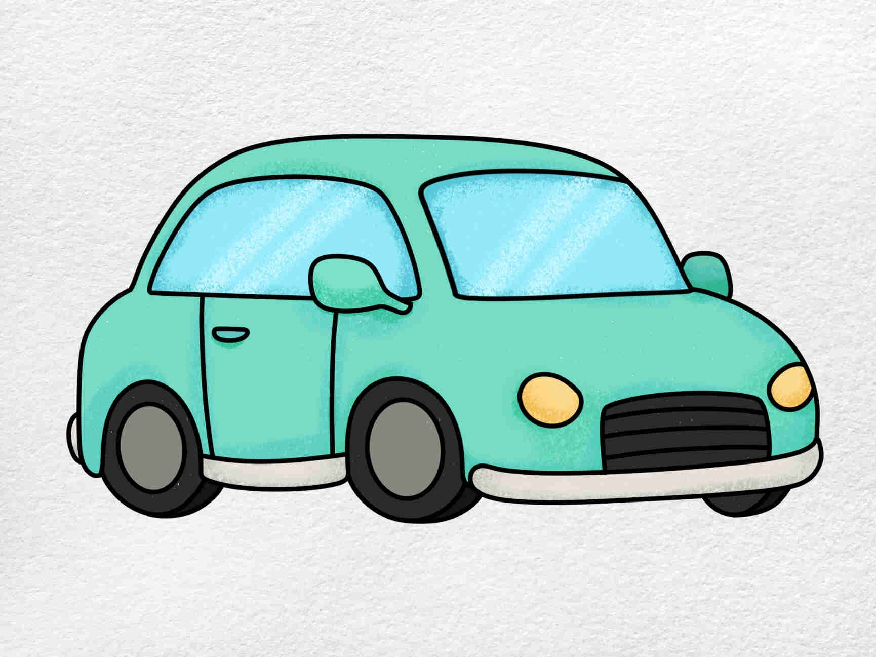 Draw A Basic Car HelloArtsy