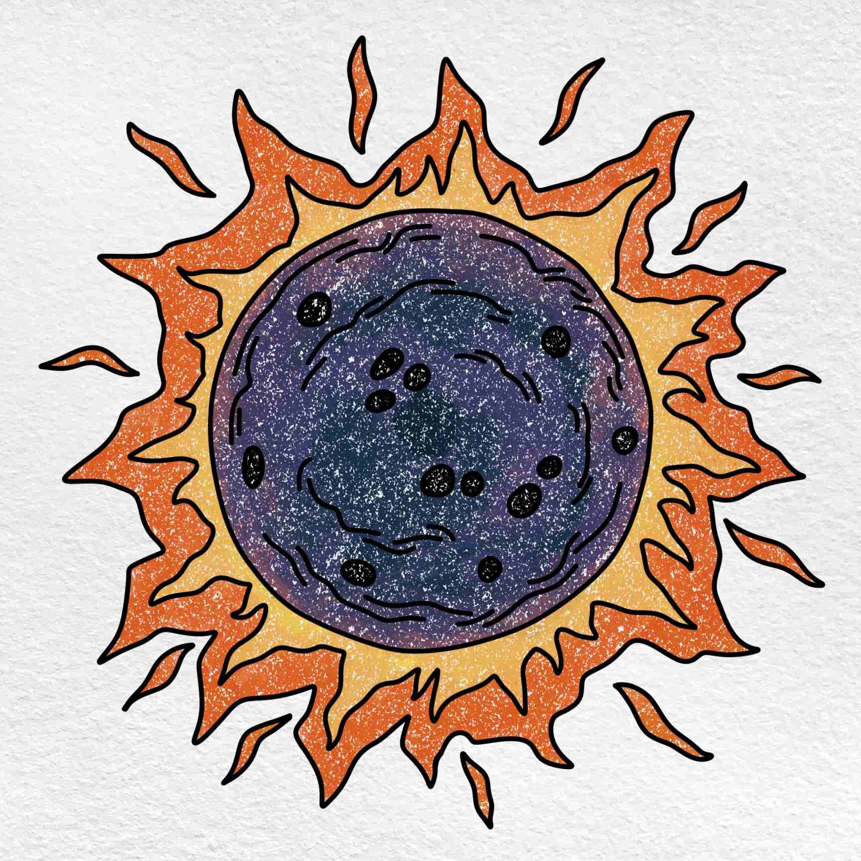 Draw A Solar Eclipse HelloArtsy