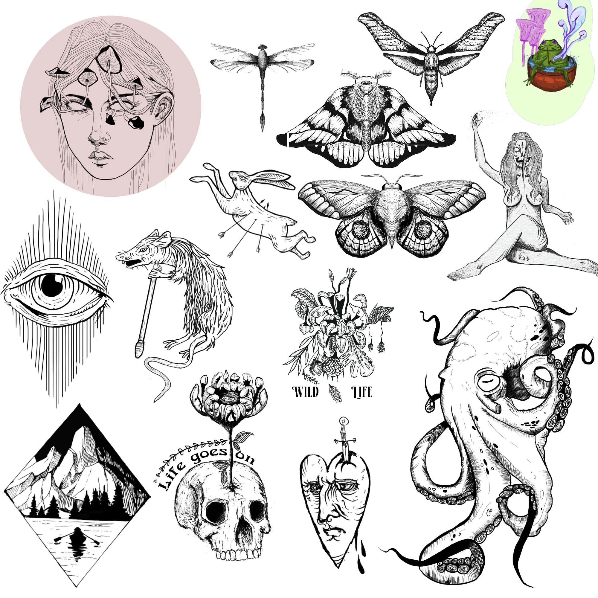 Draw A Tarot Card Or A Custom Illustration For You By Peyotedc Fiverr