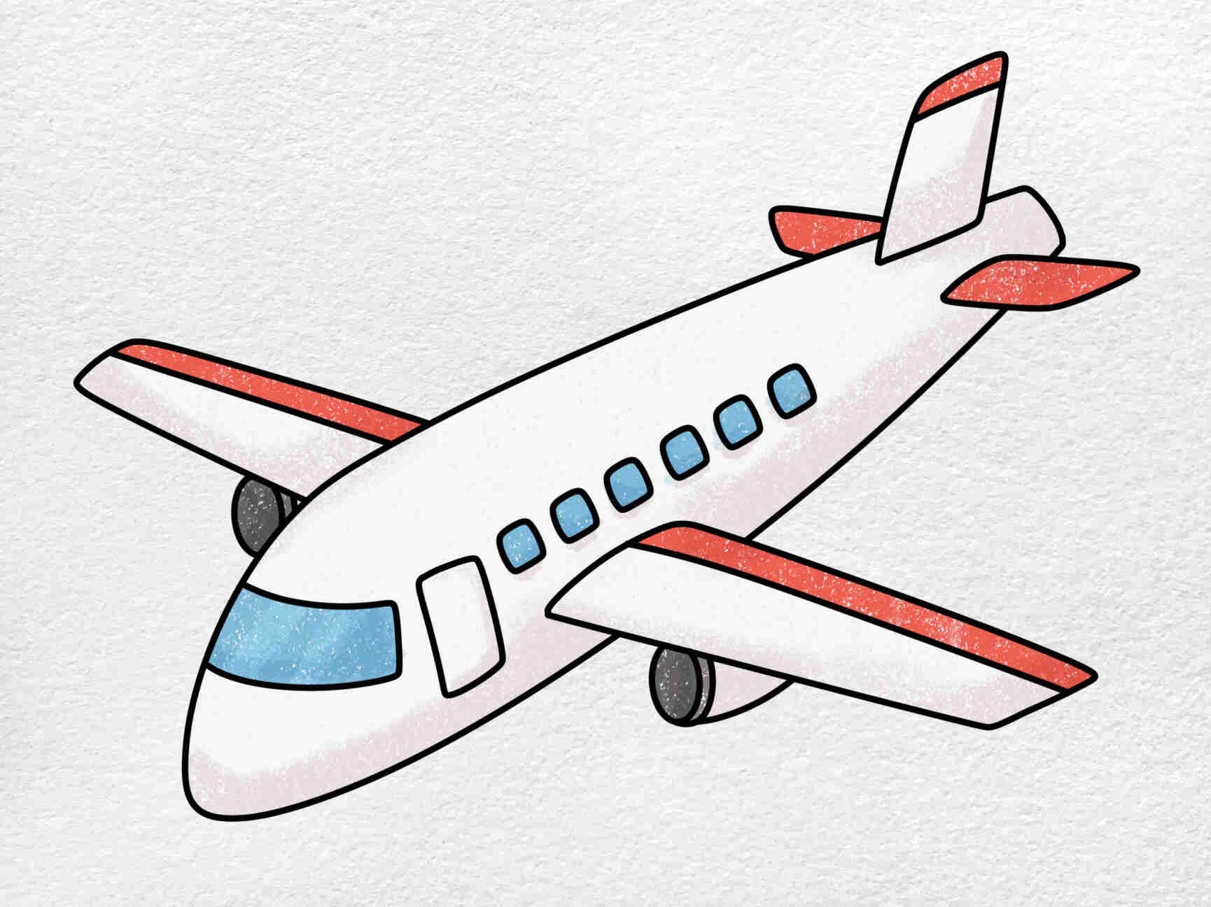 Draw An Airplane HelloArtsy