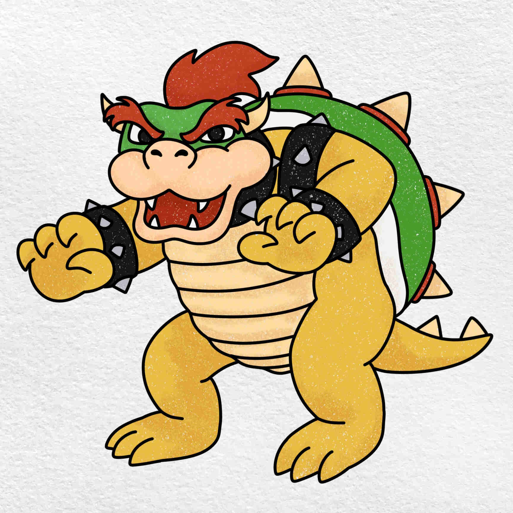 bowser drawing