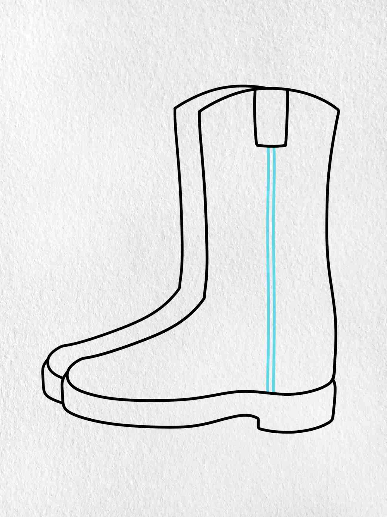 Draw Cowboy Boots HelloArtsy