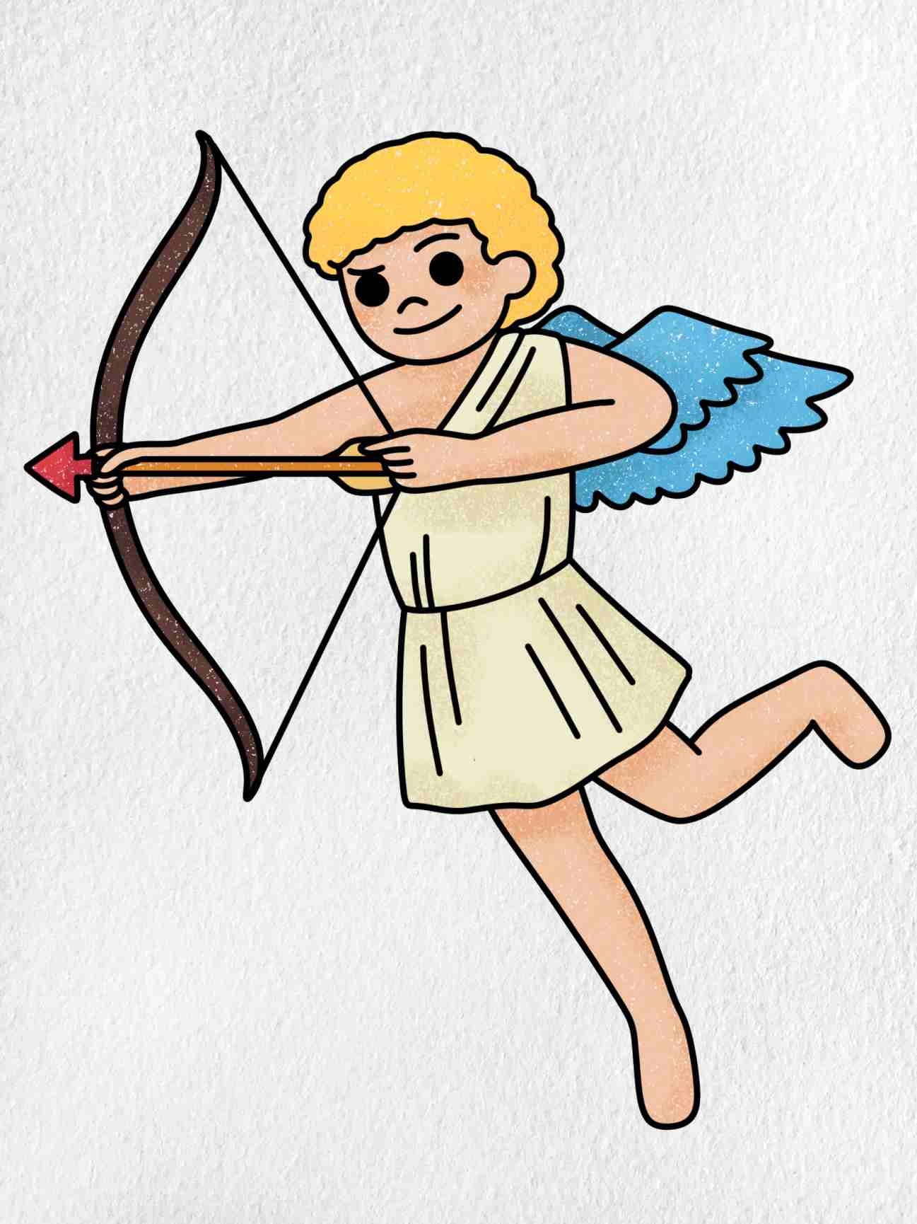 Draw Cupid HelloArtsy