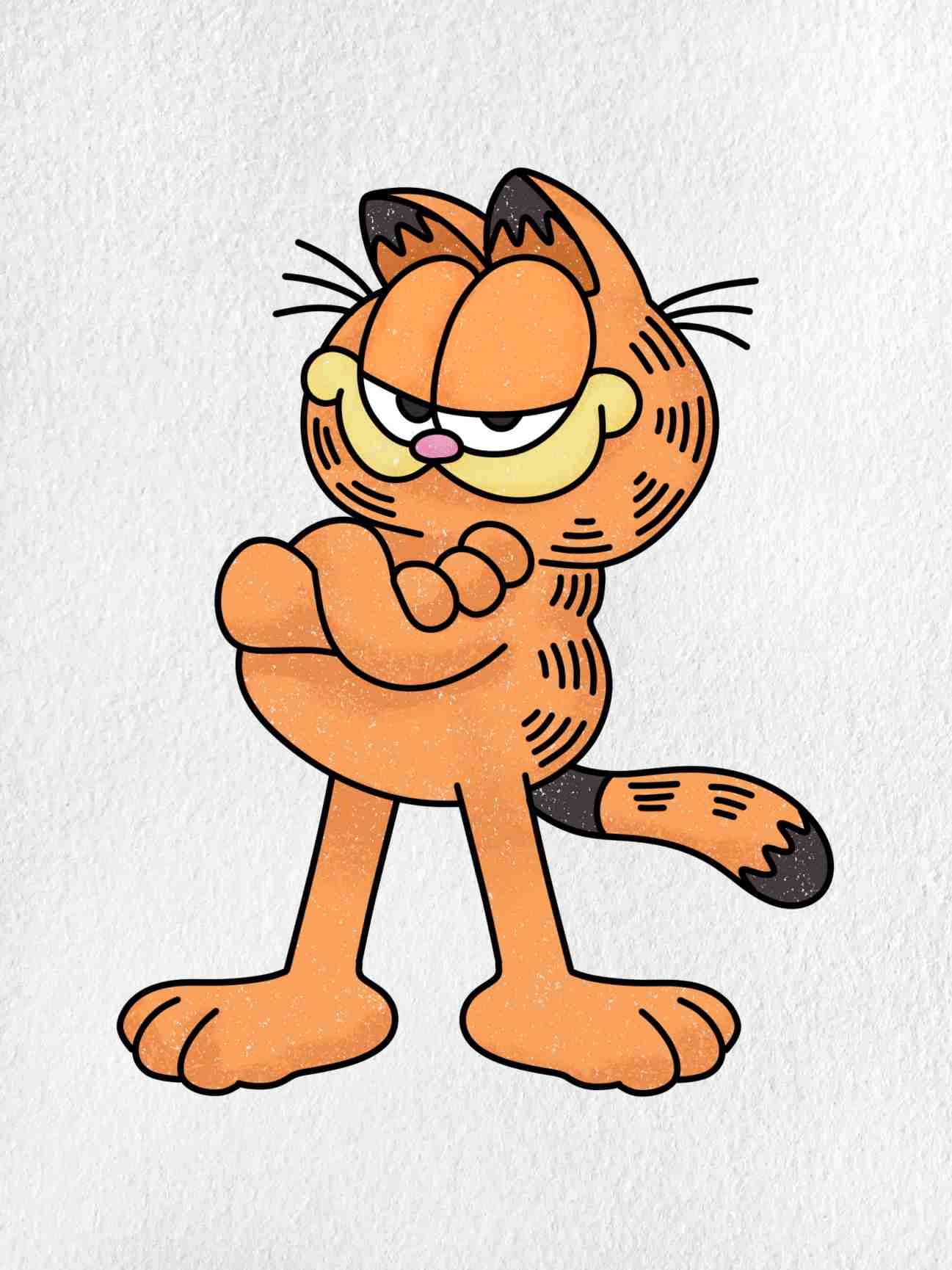 Draw Garfield HelloArtsy
