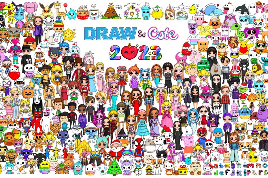 Draw So Cute Cute Drawing Videos Coloring Pages And Crafts For Kids
