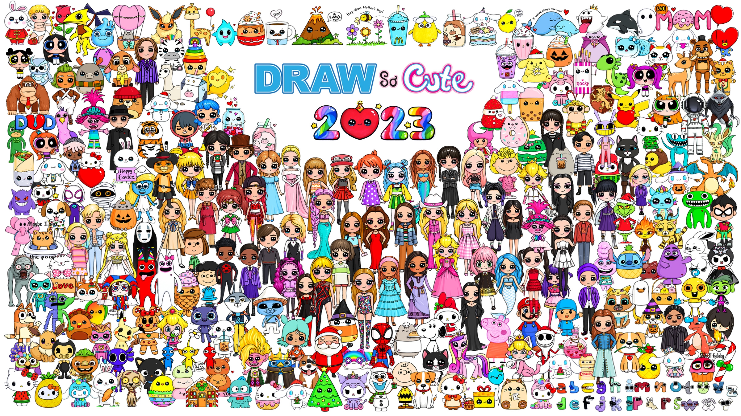 draw so cute girl