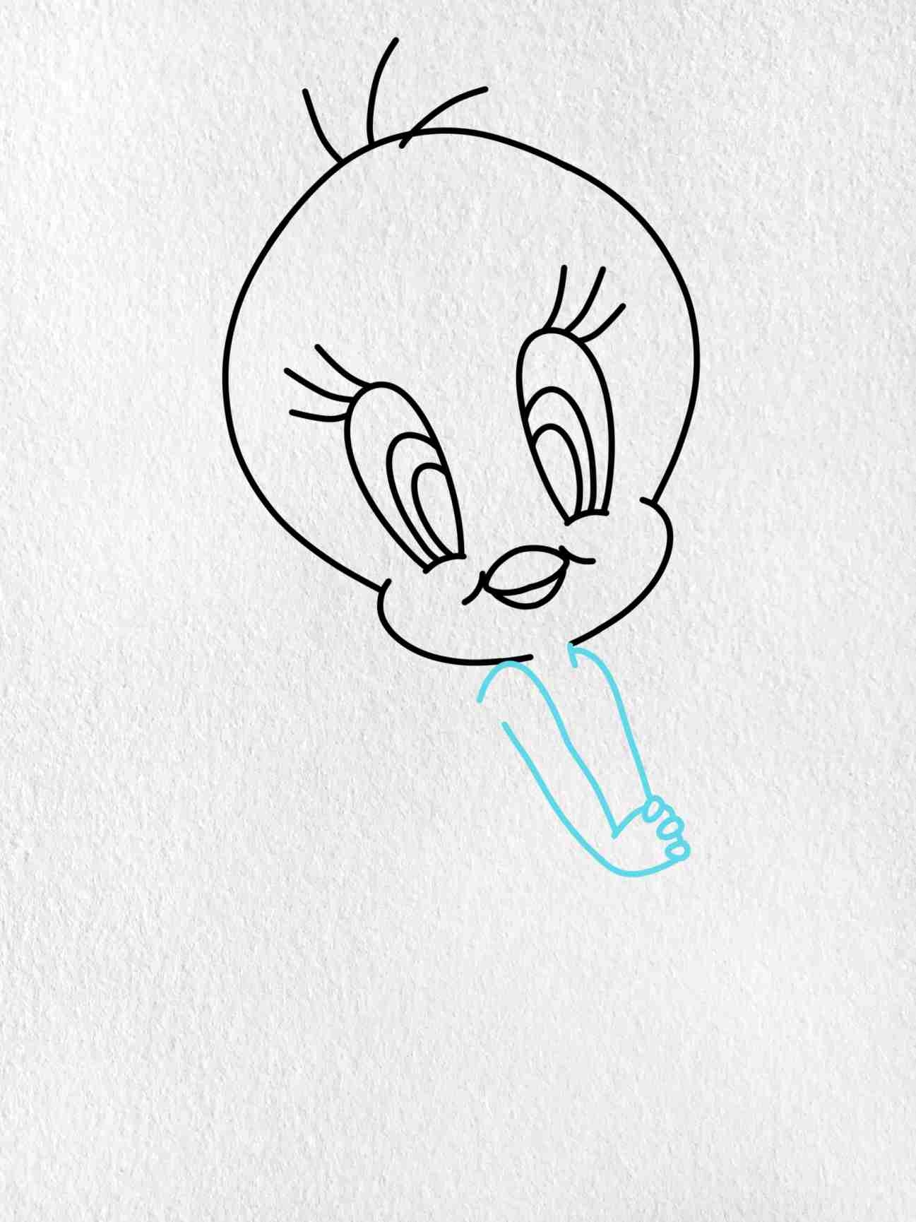 Draw Tweety Bird HelloArtsy