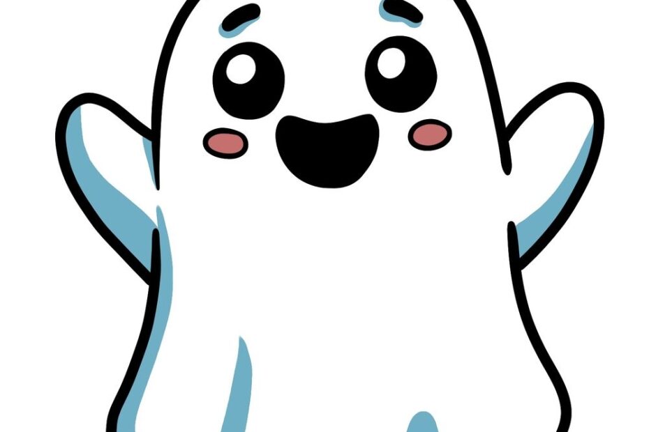 Draw Your Own Cute Halloween Blanket Ghost With Easy Steps