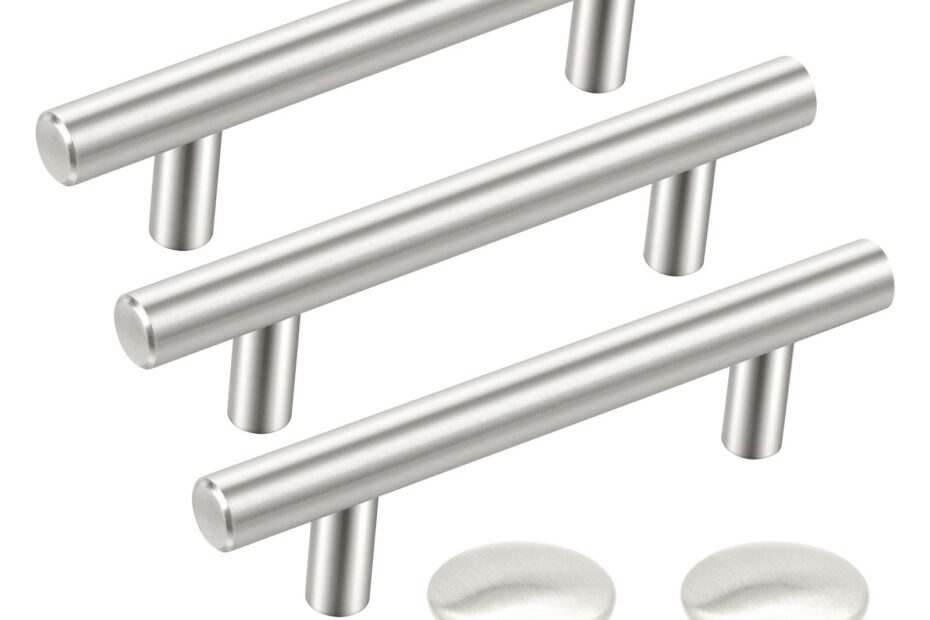 Drawer Pulls And Knobs 36 Pack SUNRIVER Cabinet Handles Brushed Nickel 26 Pack Kitchen Cabinet Pulls 10 Pack Cabinet Knobs 3
