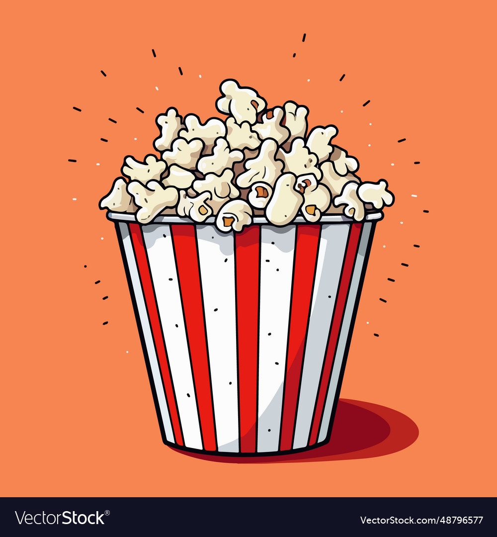 popcorn drawing