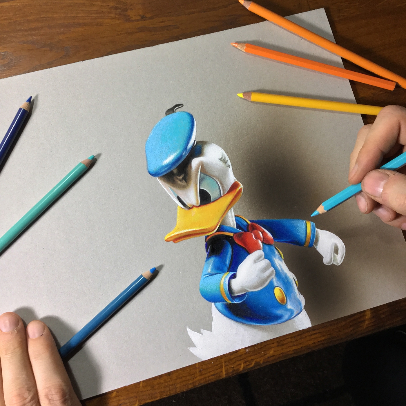 Drawing Donald Duck Behance