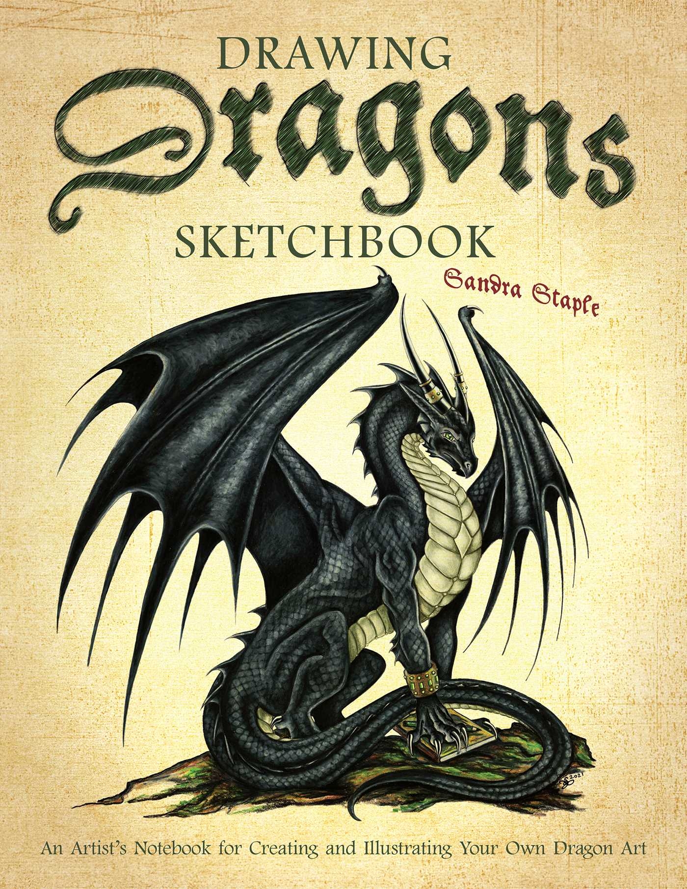 Drawing Dragons Sketchbook Book By Sandra Staple Official 