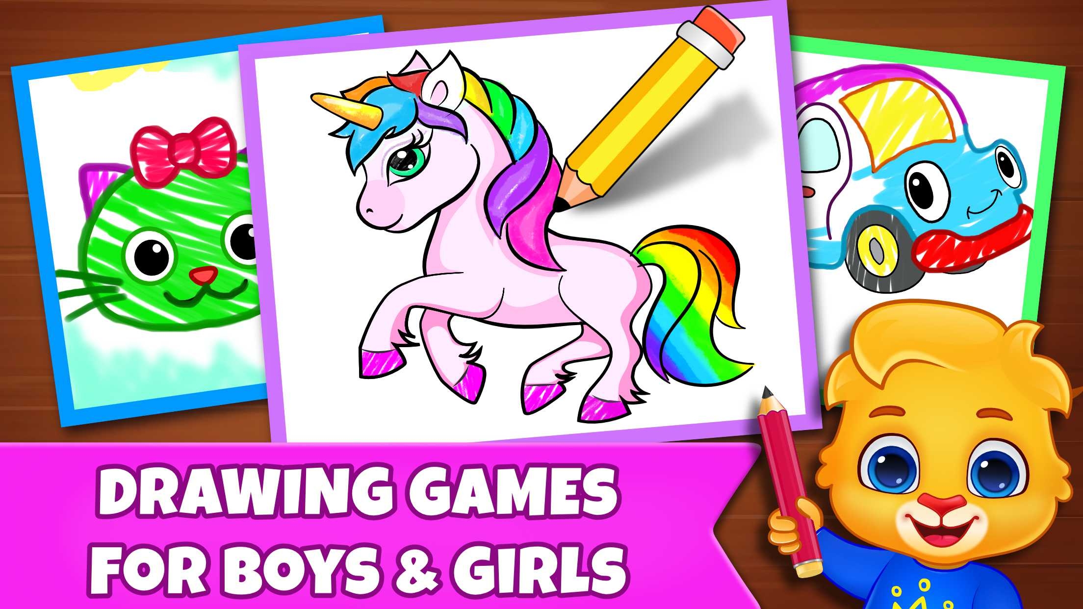Drawing Games Draw U0026 Color For Kids