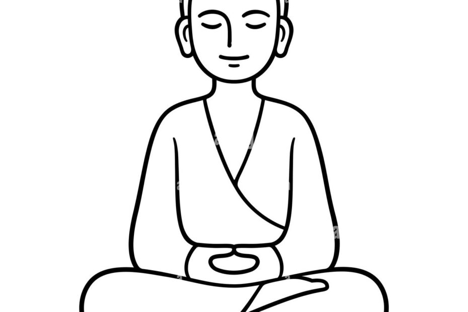 Drawing Of Buddha Stock Vector Images Alamy