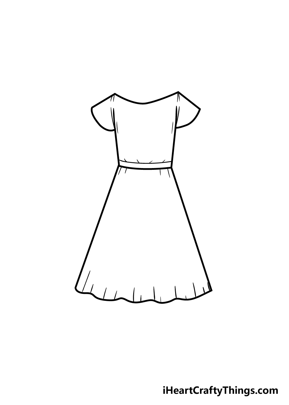 dress drawing