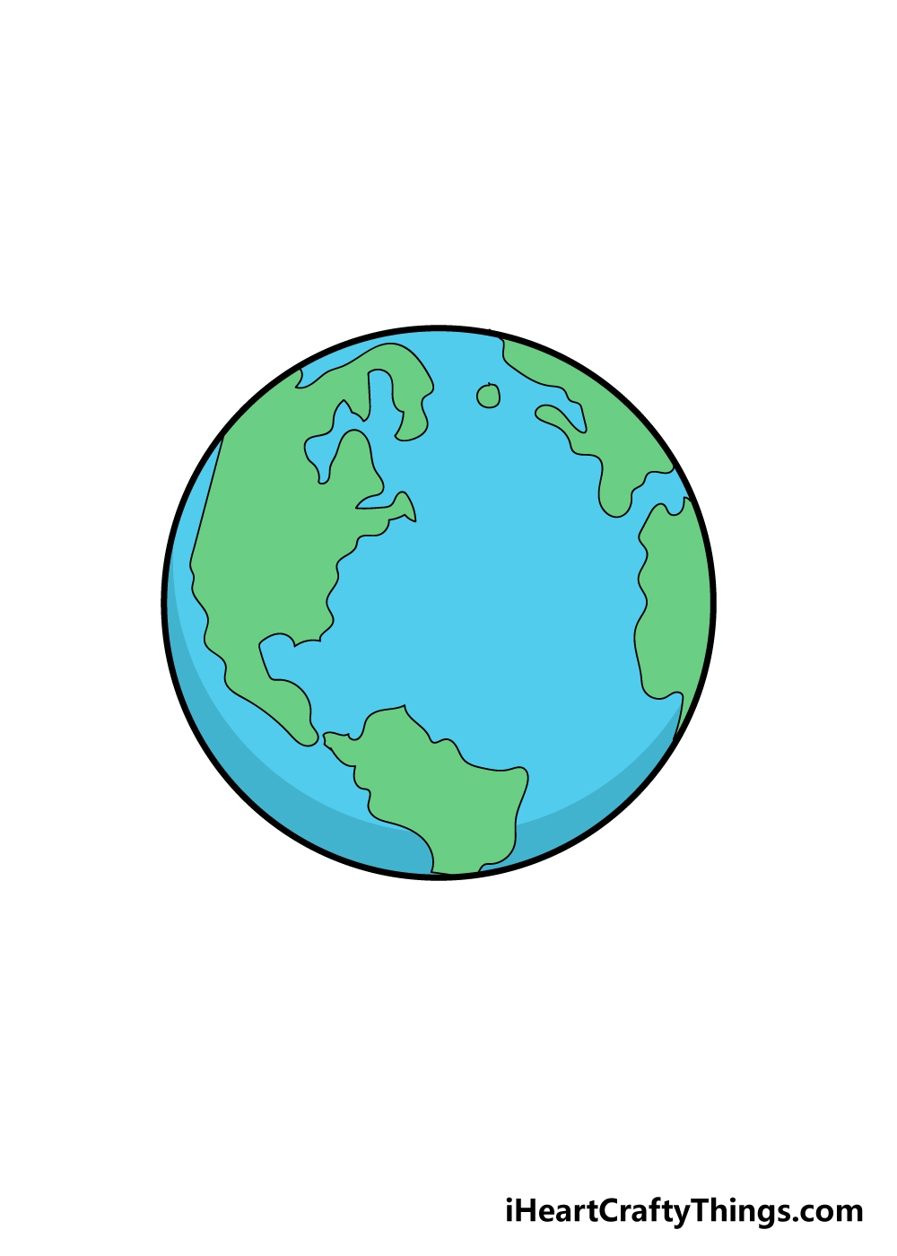 drawing of the earth