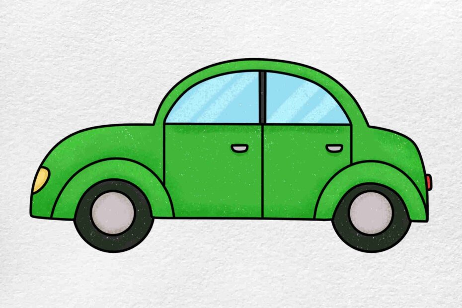 Easy Car Drawing HelloArtsy