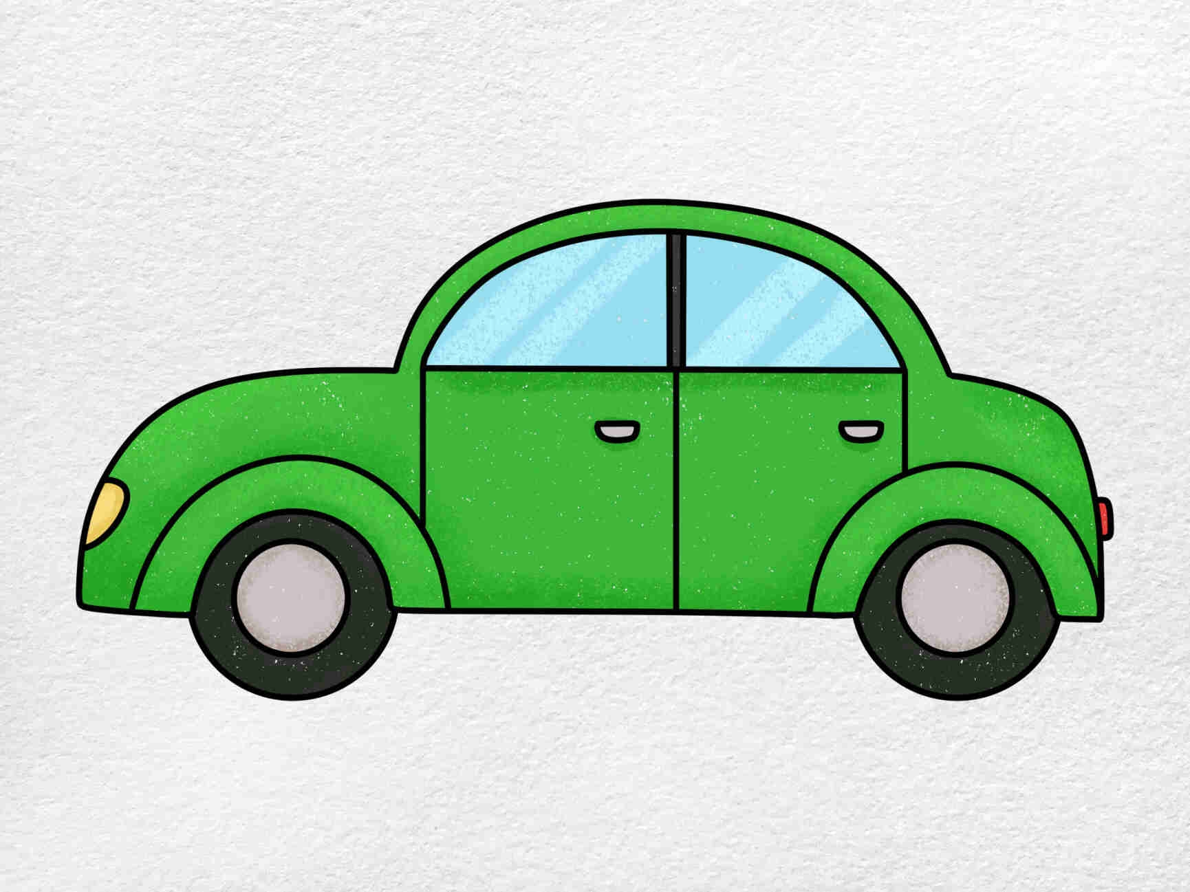 Easy Car Drawing HelloArtsy