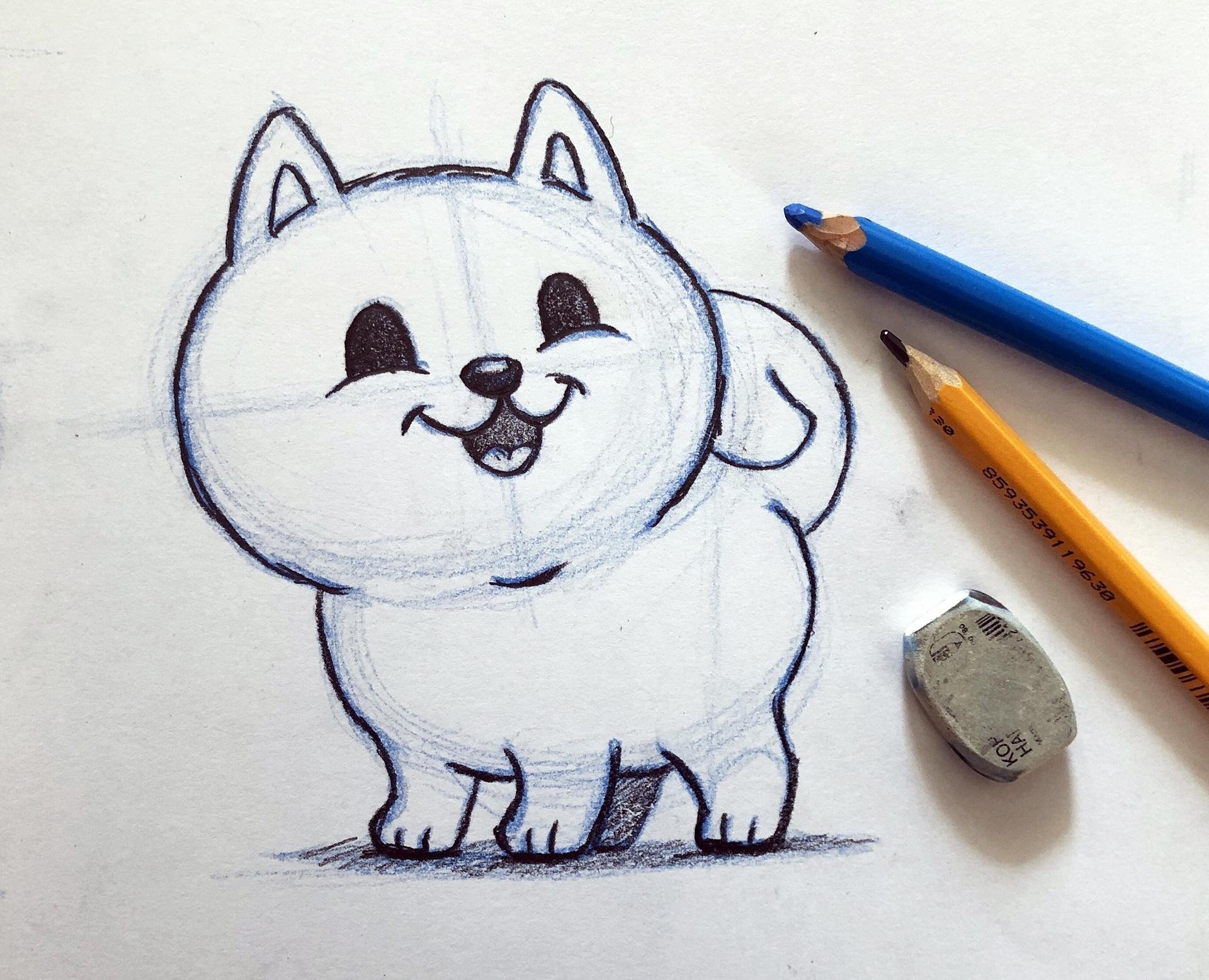 Easy Drawing Cute Animals Christer H gglund Skillshare