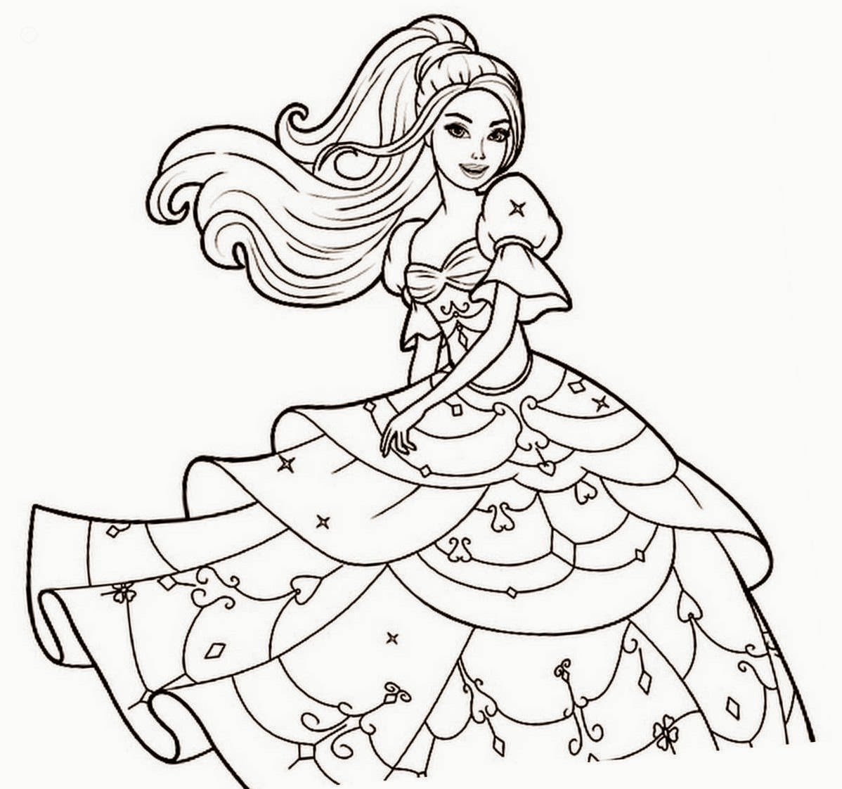 Easy Drawing For Barbie Barbie Drawing Store Step By Step