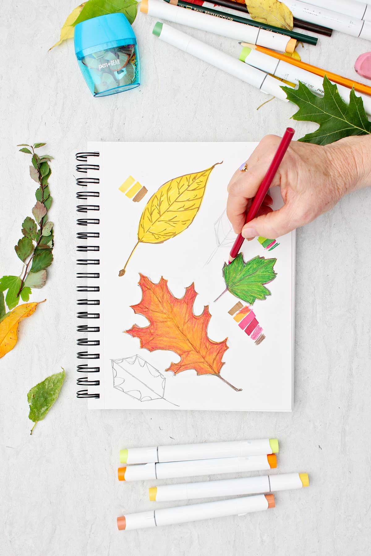 Easy Fall Leaves Drawing For Kids Welcome To Nana s