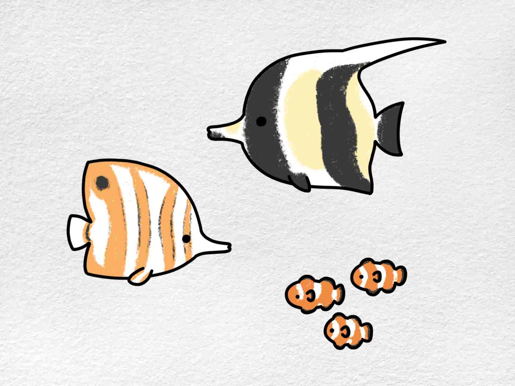 Easy Fish Drawing HelloArtsy
