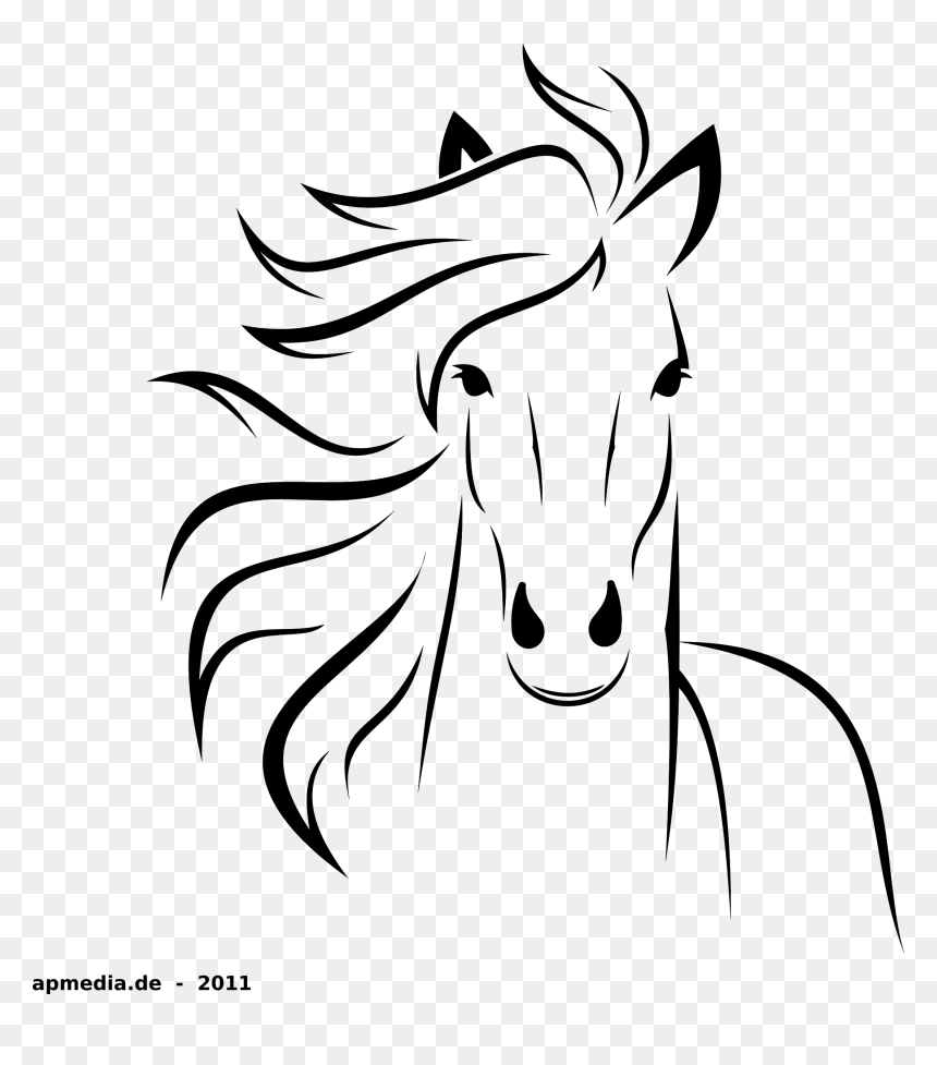 Easy Horse Drawing HD Png Download Vhv