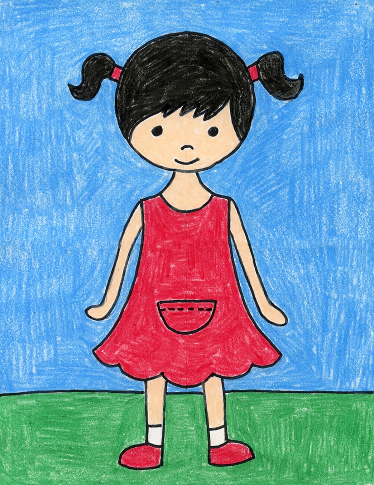 girl drawing