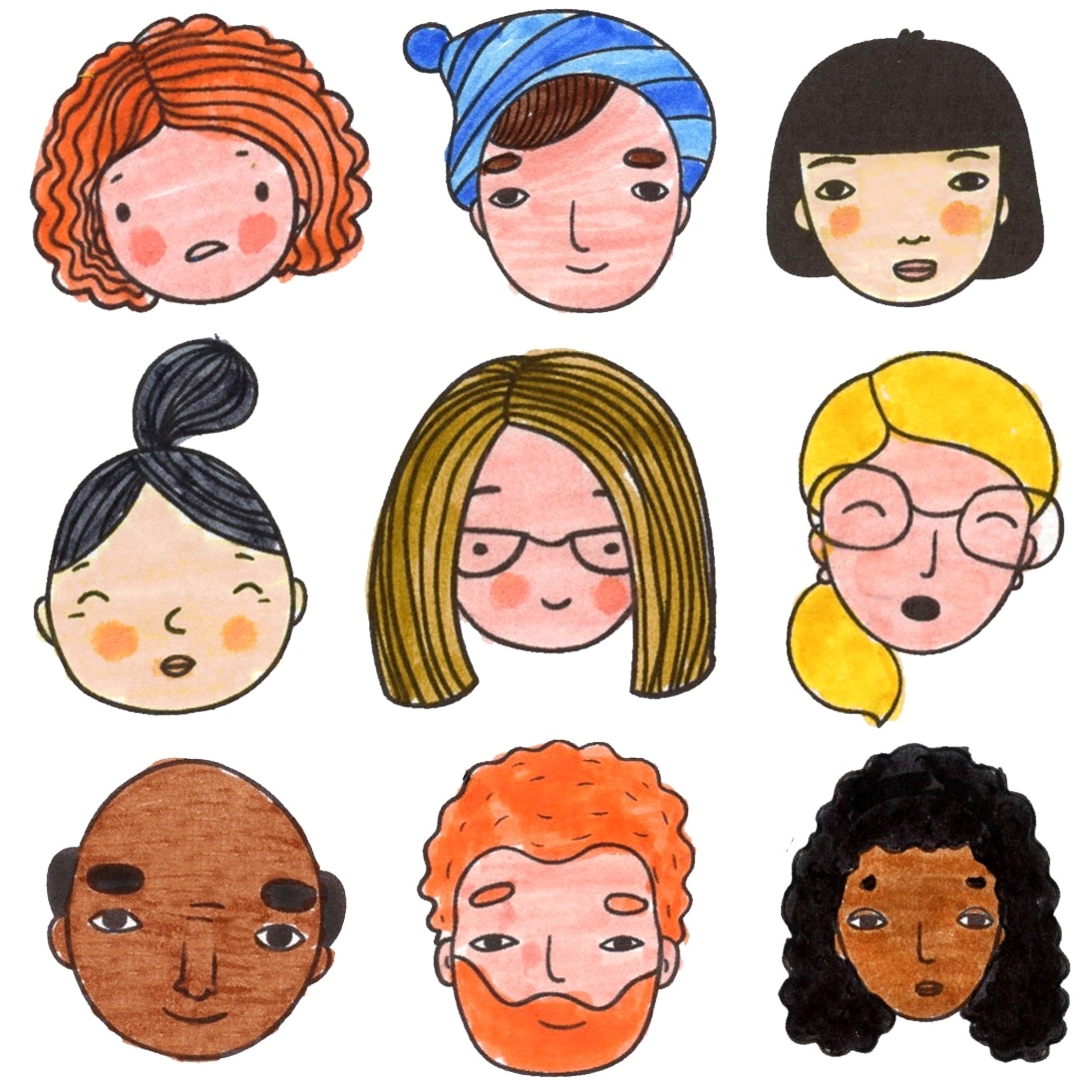 Easy How To Draw People As Cartoons