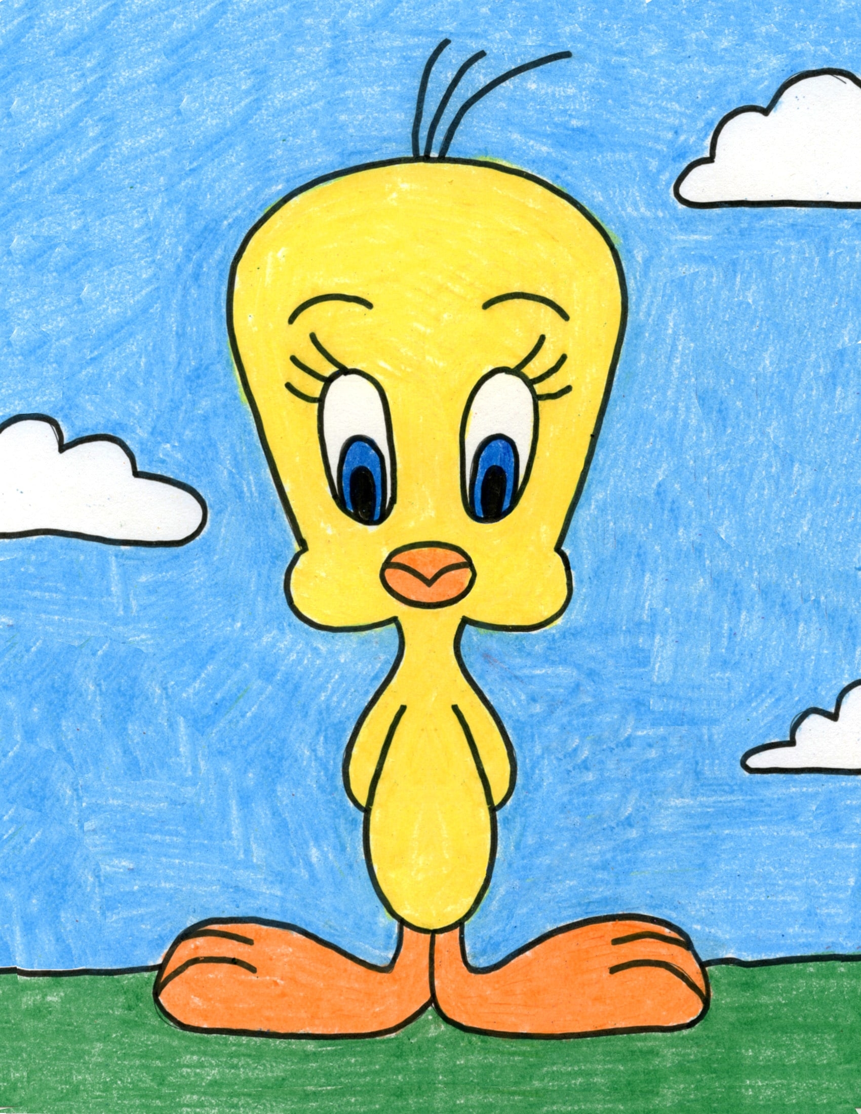 tweety bird coloring page