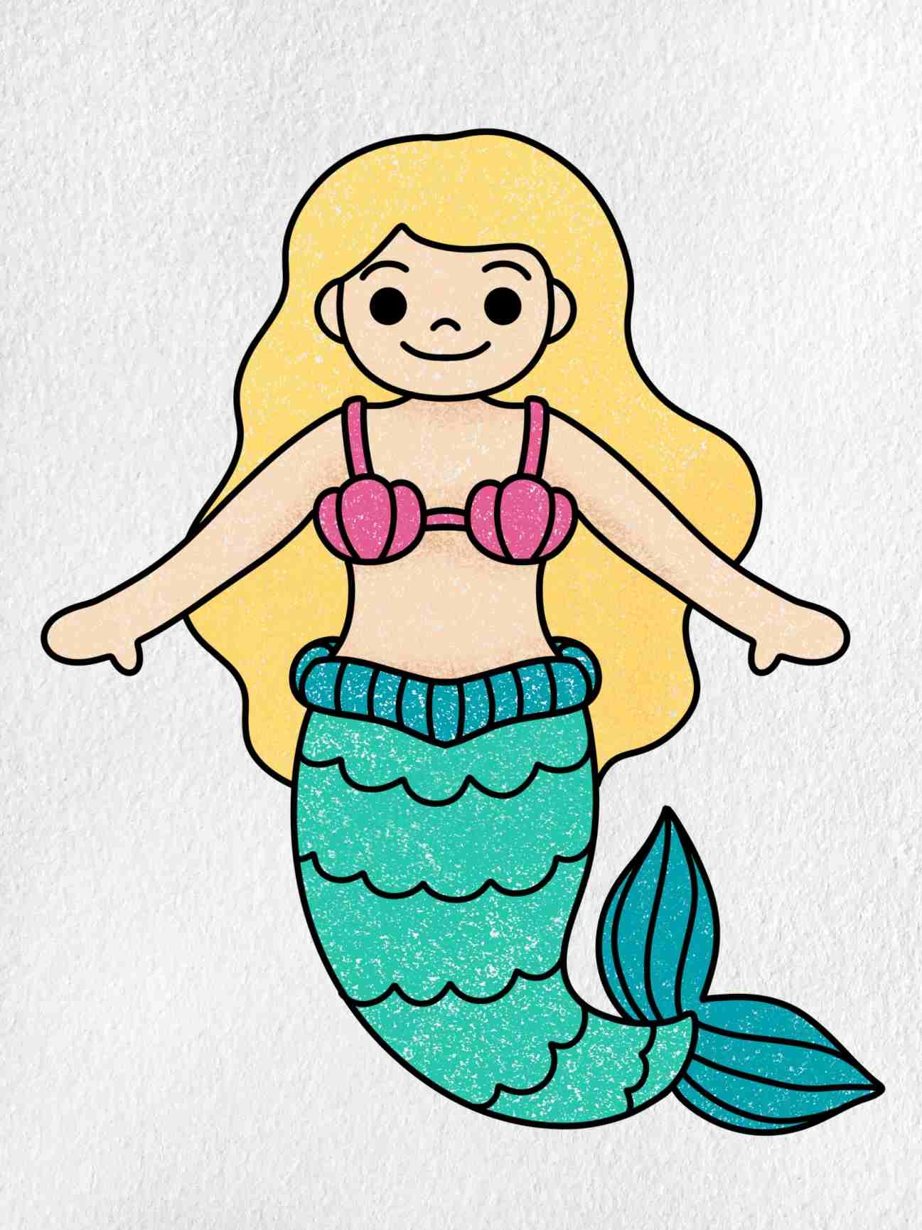 mermaid drawing