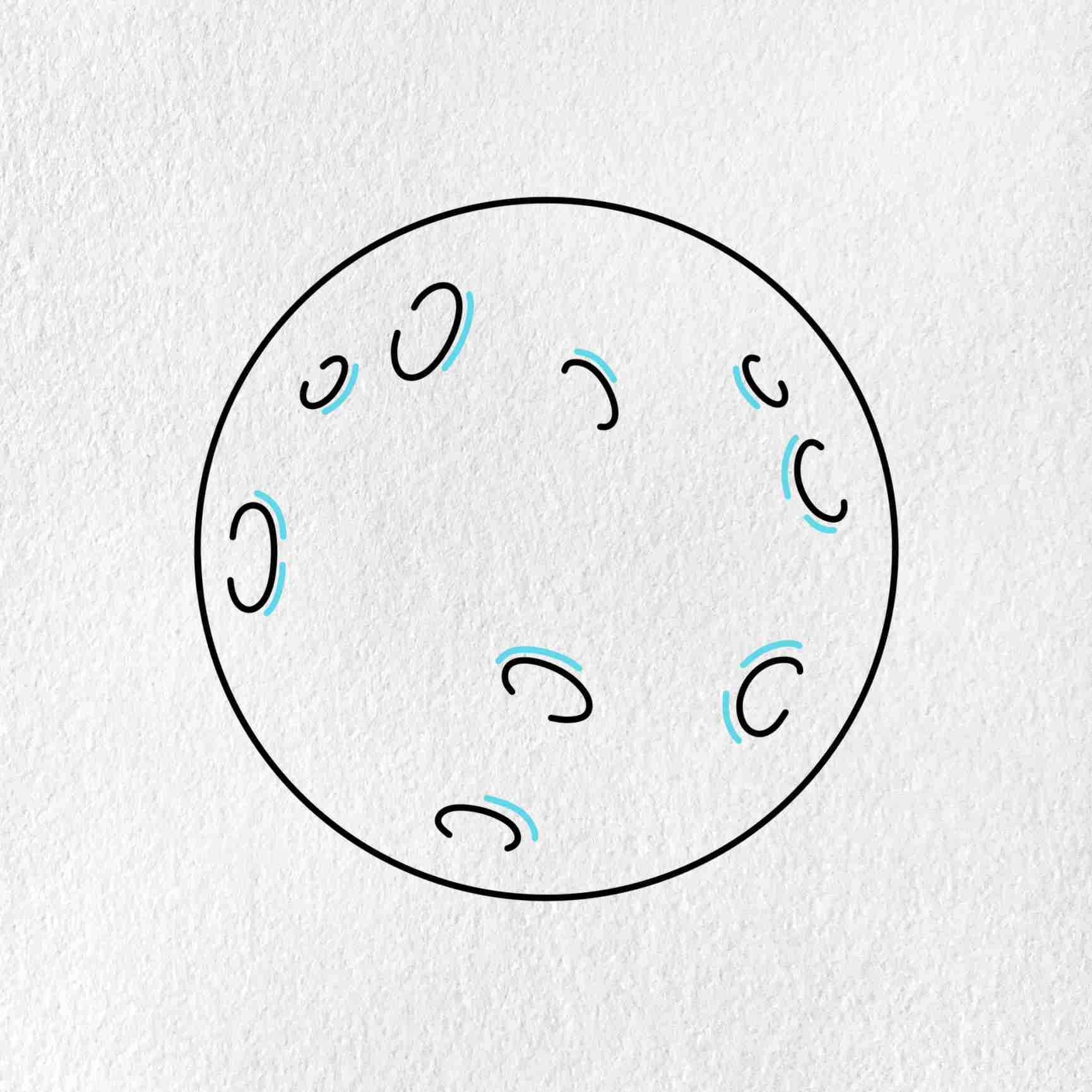 moon drawing