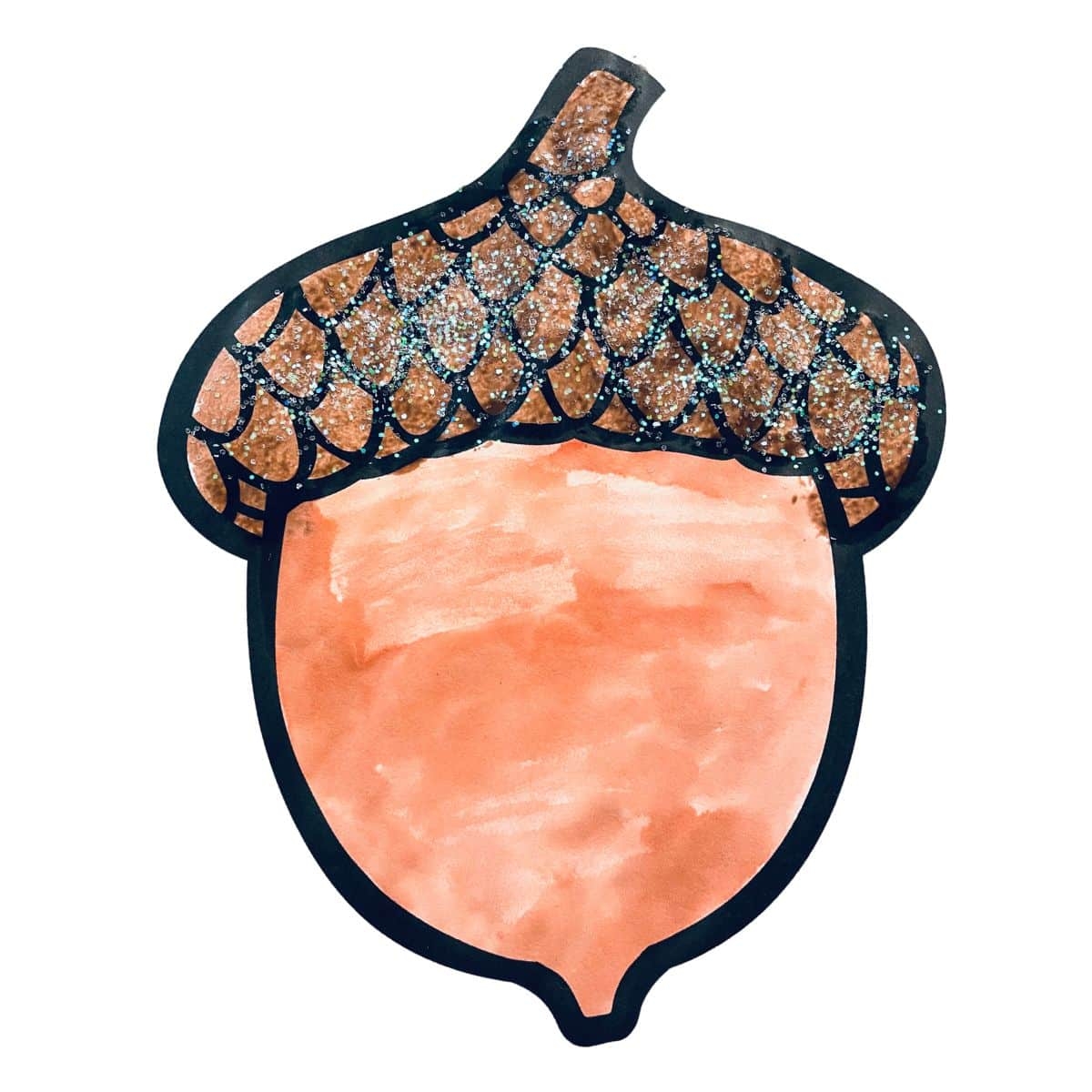 acorn cut out printable
