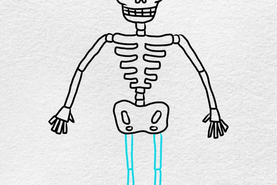 Easy Skeleton Drawing HelloArtsy