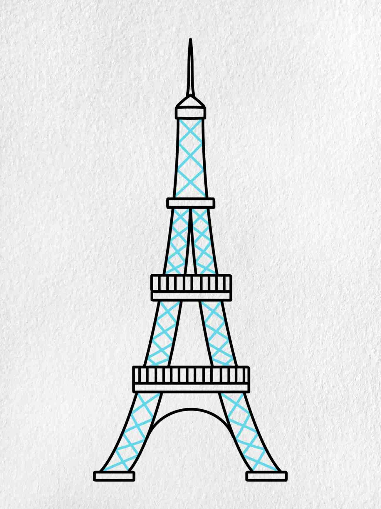 draw an eiffel tower