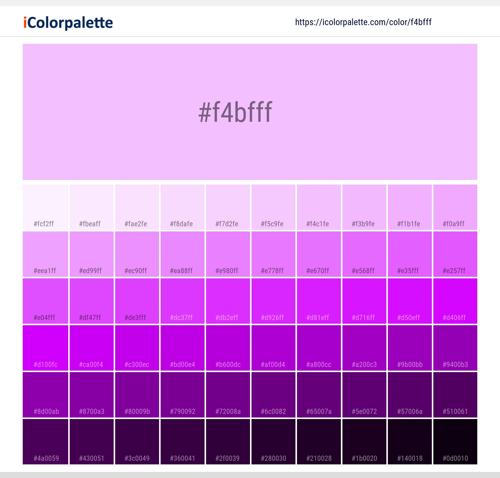 Electric Lavender Information Hsl Rgb Pantone