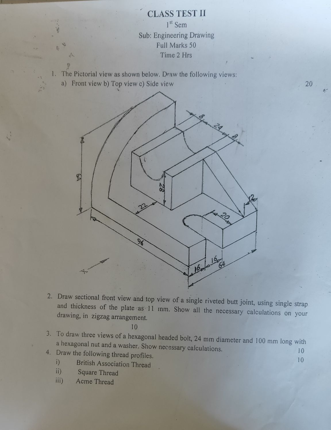 engineering graphics drawing