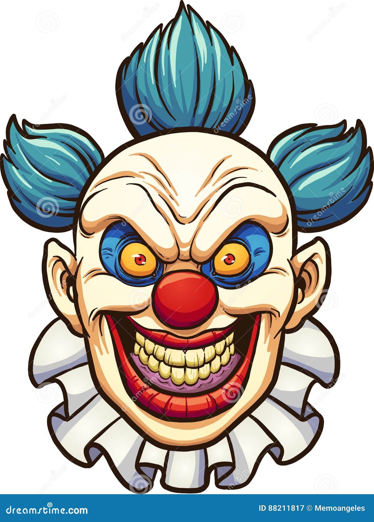 evil clown drawings