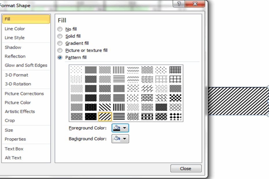 Excel Spreadsheets Help How Do You Create Hatching In Excel