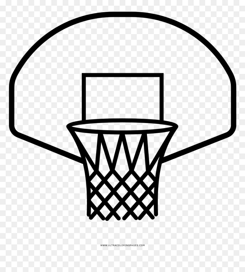 basketball hoop drawing