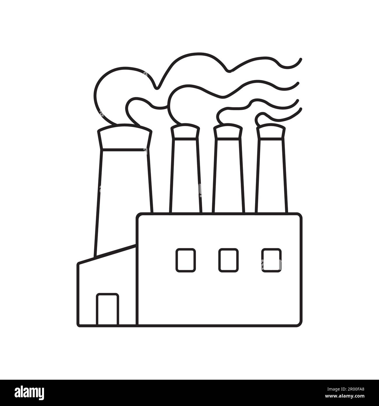 Factory Building Drawing Clipart Hi res Stock Photography And Images Alamy
