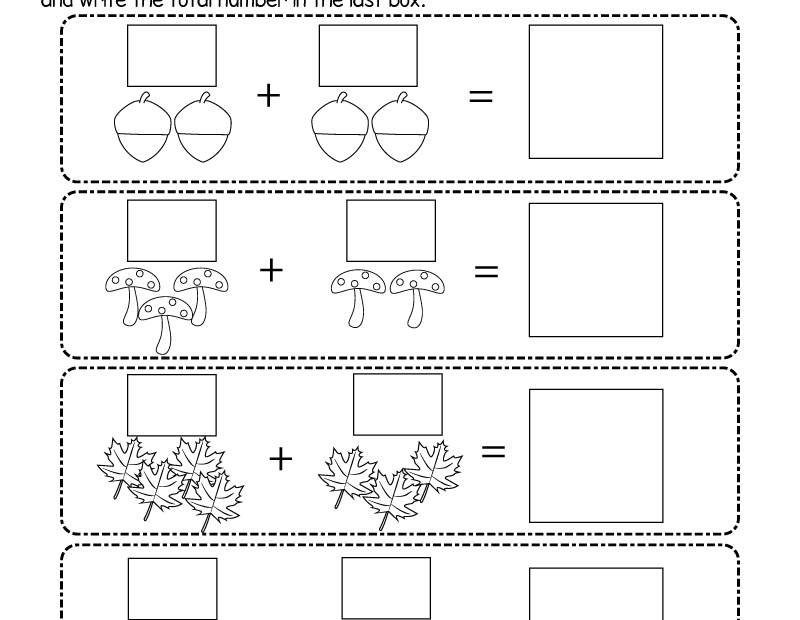Fall Addition Worksheet Free Printable Digital U0026 PDF