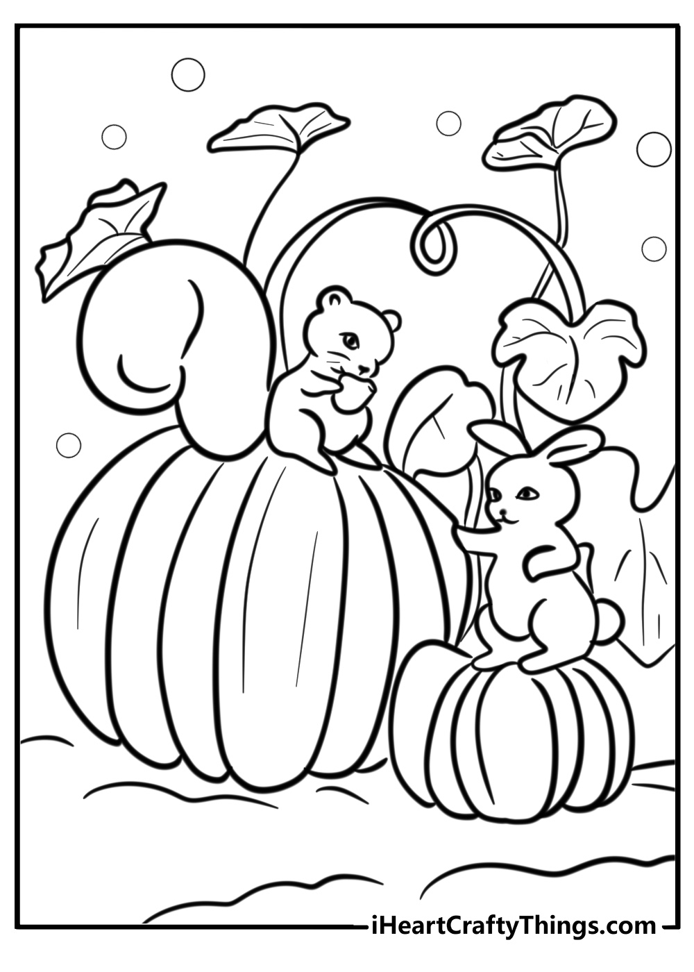 free printable easy fall coloring pages