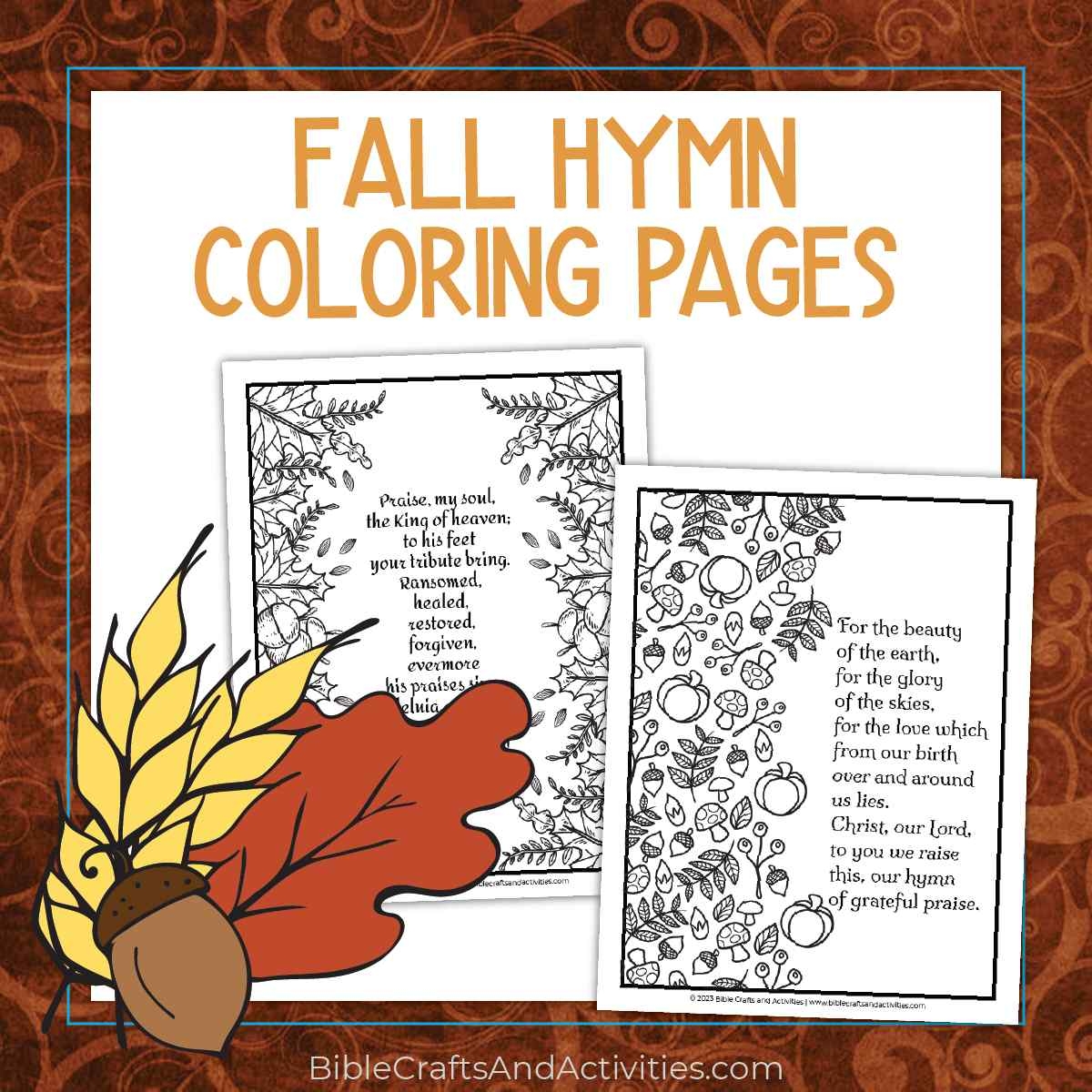 free fall bible coloring pages