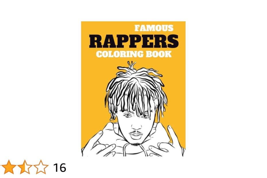 Famous Rappers Coloring Book Legendary Rap Artists